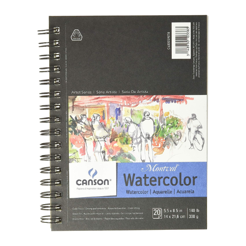 Canson Cuaderno De Dibujo Montval Watercolor (20 hojas) – Depósito Papelero