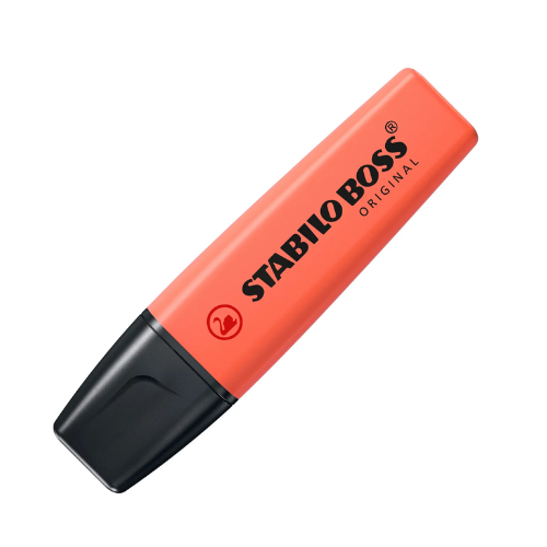 Resaltador Stabilo Boss 70/140 Coral - Individual