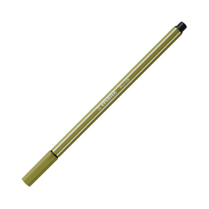 Plumón Stabilo Pen 68/37 Verde Barro - Individual