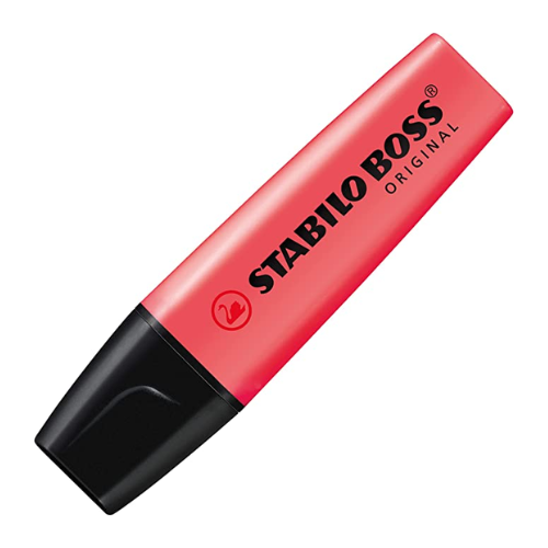 Stabilo Boss Marcatexto Neón Rojo 70/40