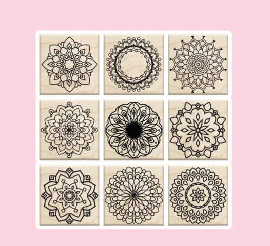 Sello Set Mandalas