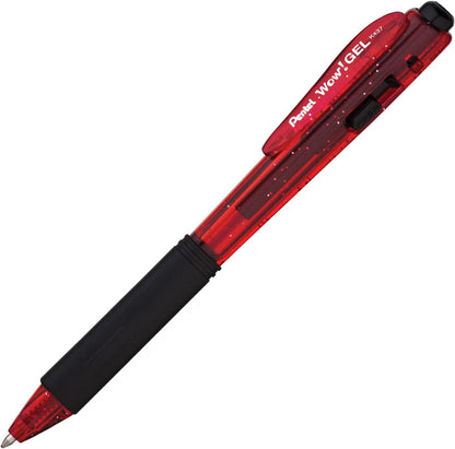 Pentel Pluma WOW Gel (Rojo)