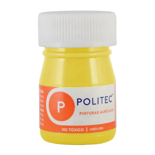 Politec Pintura Acrílica Amarillo Medio (20ml)