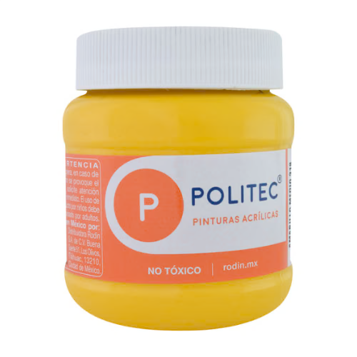 Politec Pintura Acrílica Amarillo (250ml)