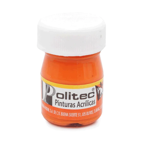 Politec Pintura Acrílica Naranja (20ml)