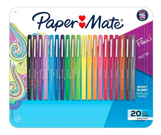 Paper Mate Bolígrafos Flair (20 pzas)