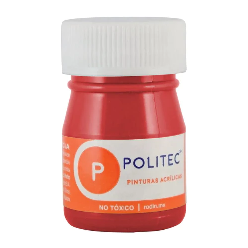 Politec Pintura Acrílica Rojo (20ml)