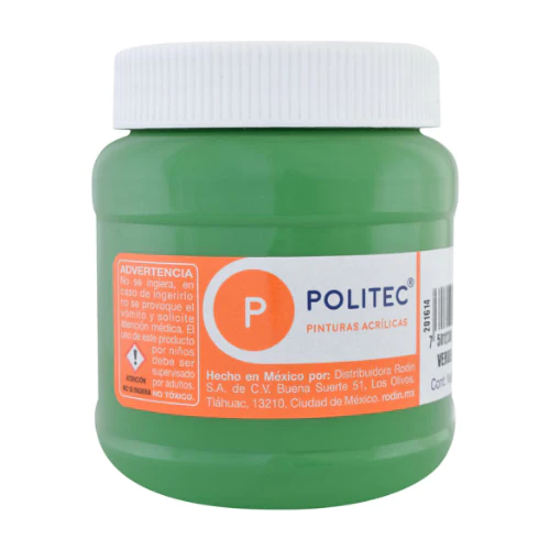 Politec Pintura Acrílica Verde Claro (250ml)