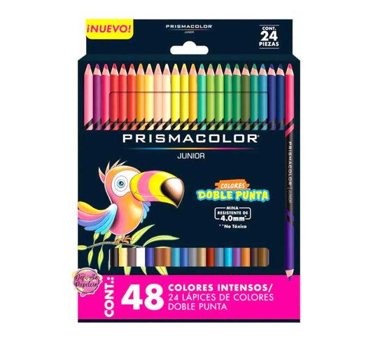 Prismacolor Junior Doble Punta 24 pzas / 48 colores