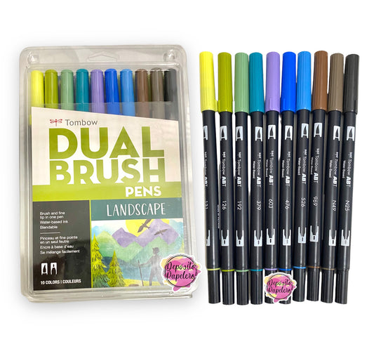 Tombow Dual Brush Paisaje (10 pzas)