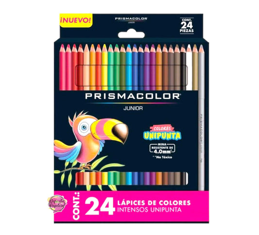 Prismacolor Jr Unipunta Colores Intensos (24 pzas)