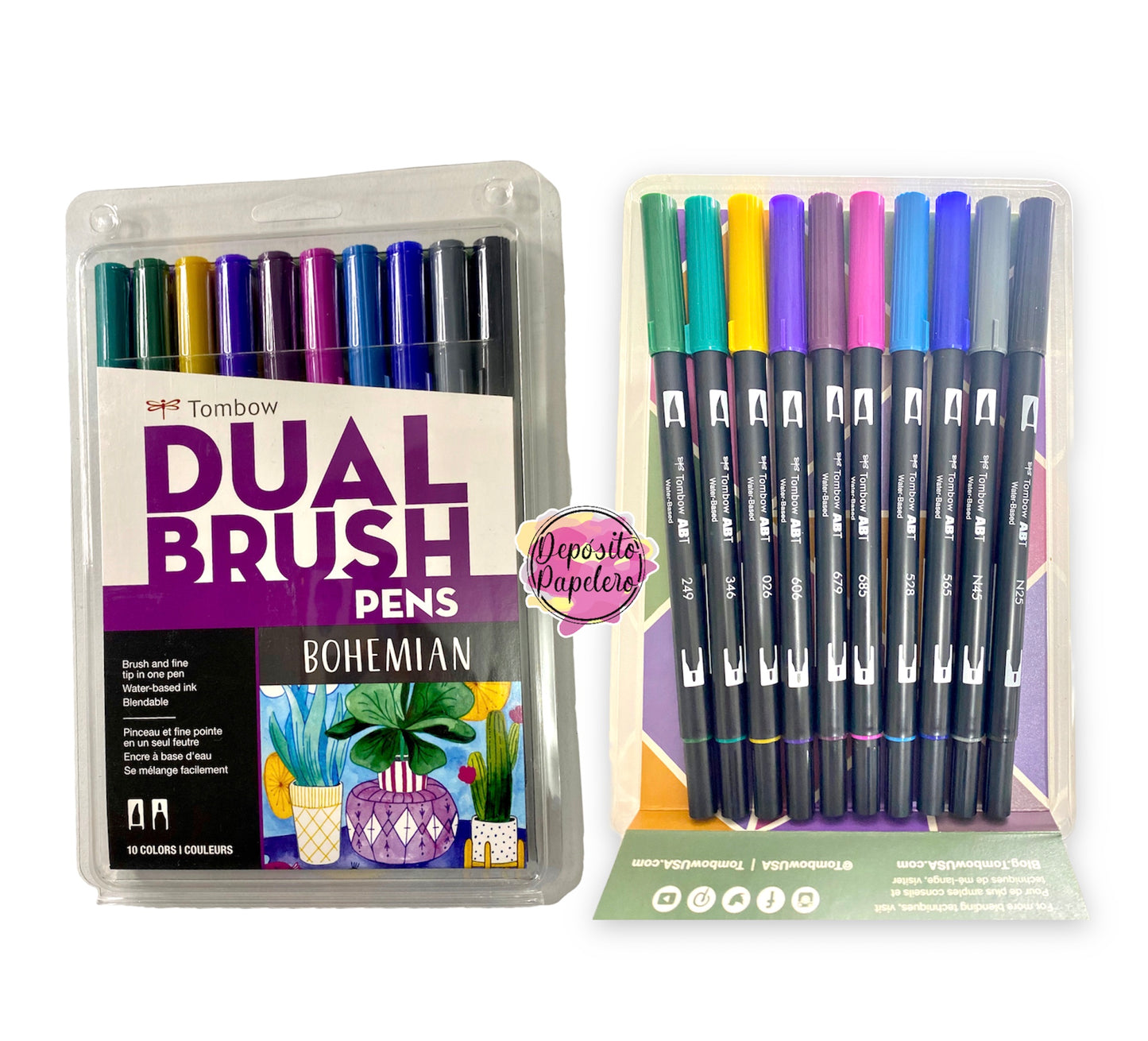 Tombow Dual Brush Palette Bohemian (10 pzas)