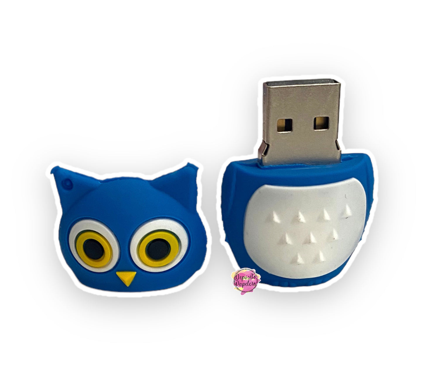 Memoria USB Búho Azul