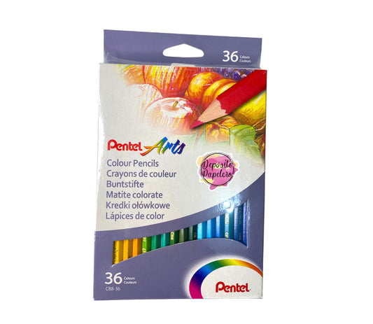 Lápices de colores Pentel  (36 pzas)
