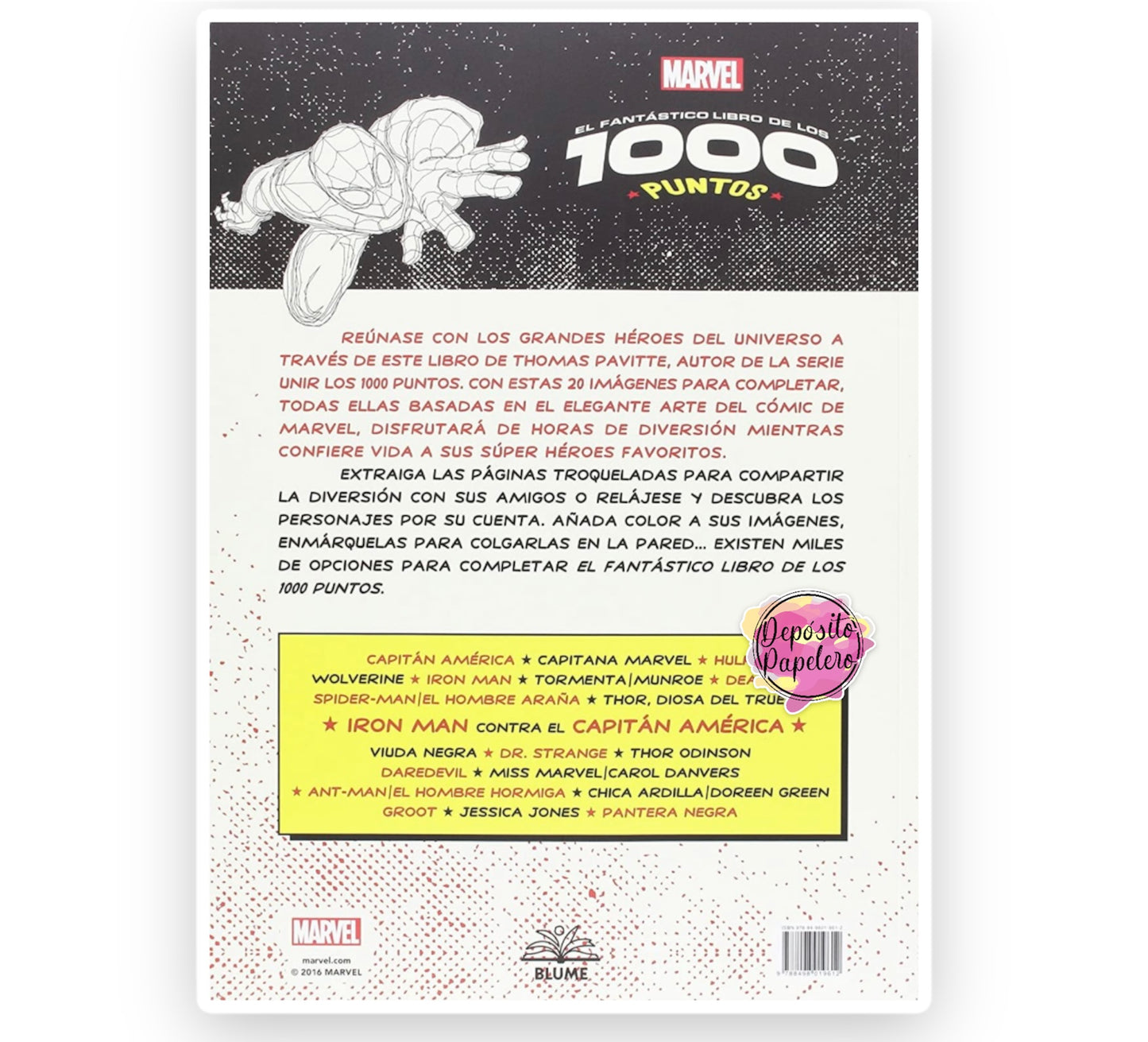 Libro de Marvel de los 1000 puntos