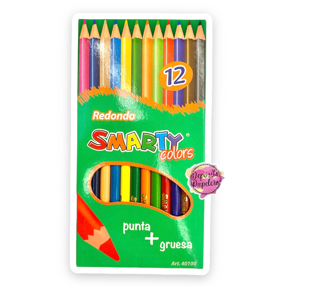 Lápices de Colores Smarty Redondos (12 pzas)