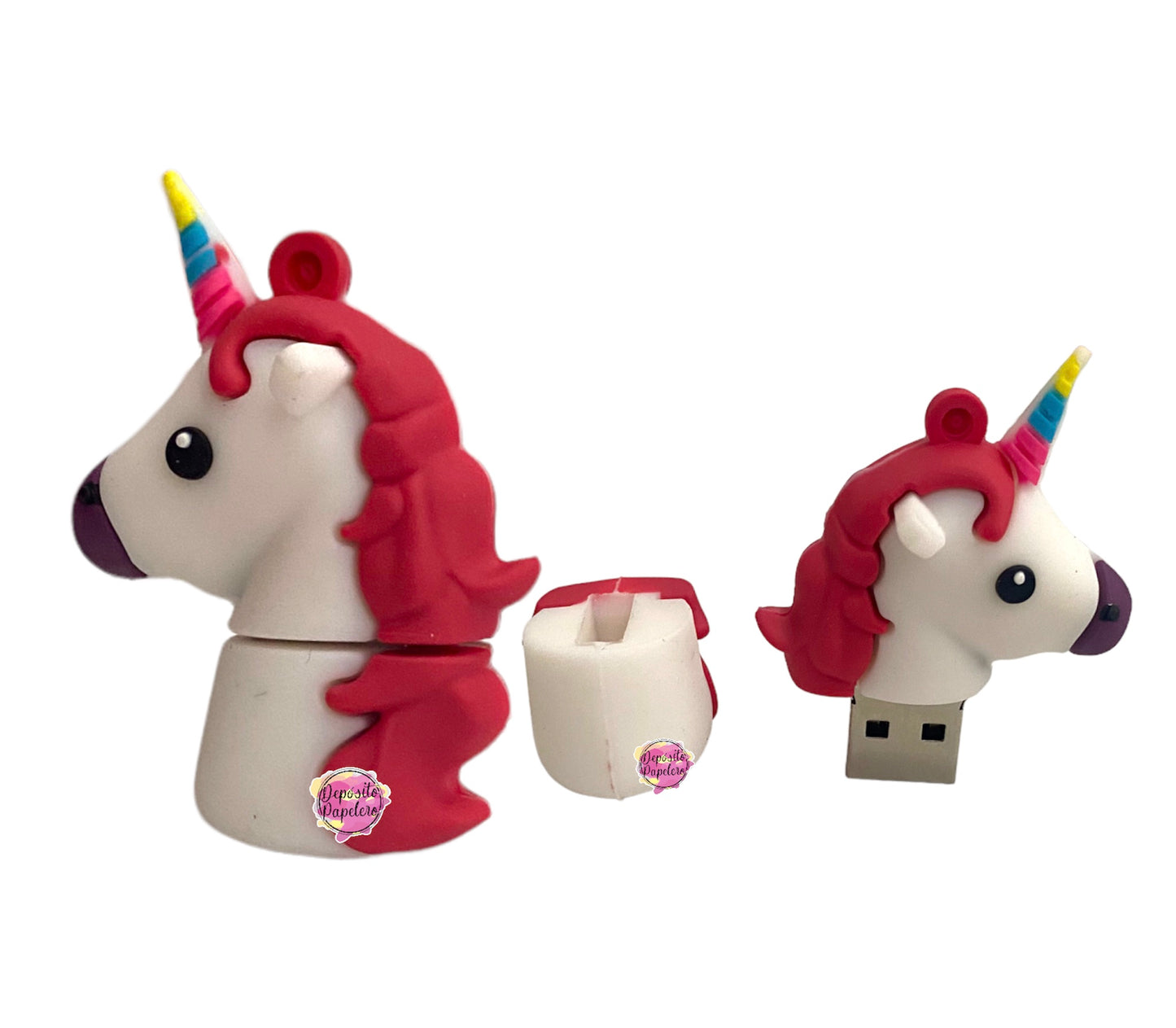 Memoria USB Unicornio Rosa