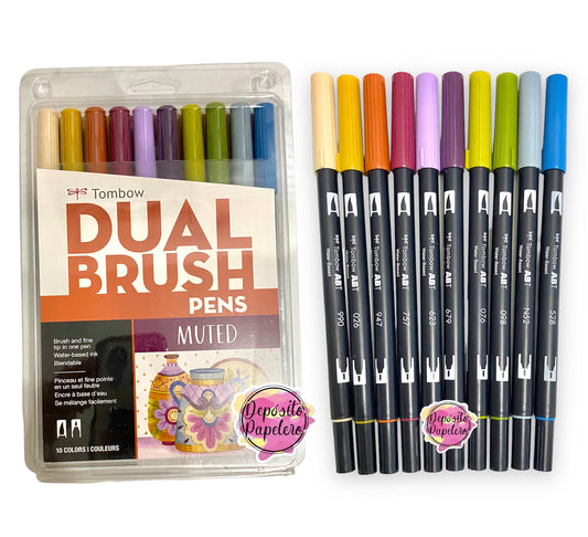 Tombow Dual Brush Muted (10 pzas)