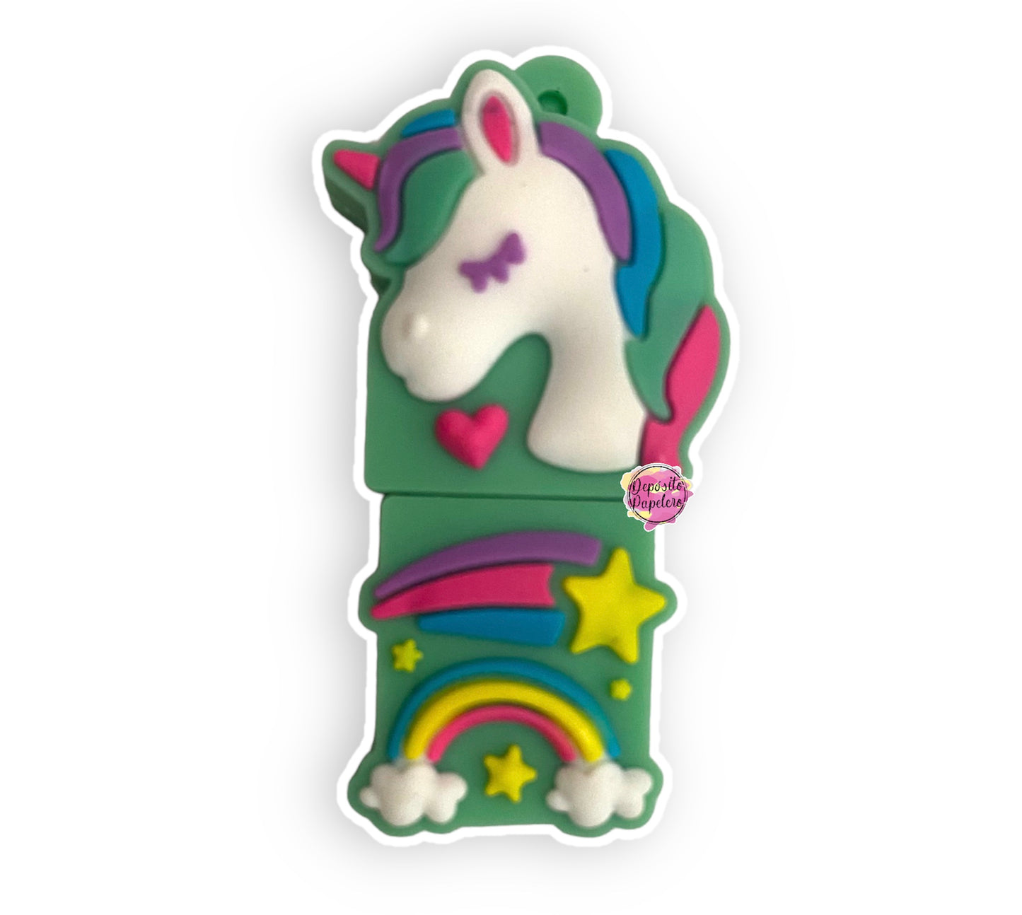 Memoria USB Unicornio Arcoíris