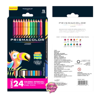 Prismacolor Jr Doble Punta con 12 pzas / 24 colores