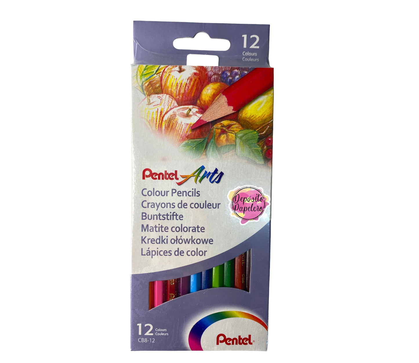 Lapices de Colores Pentel (12 pzas)