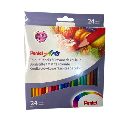 Lápices de colores Pentel  (24 pzas)