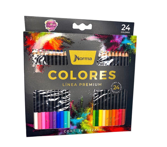 Lápices de Colores Norma Premium (24 pzas)