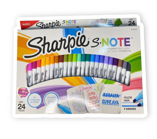 Marcadores Sharpie S-Note (24 pzas)