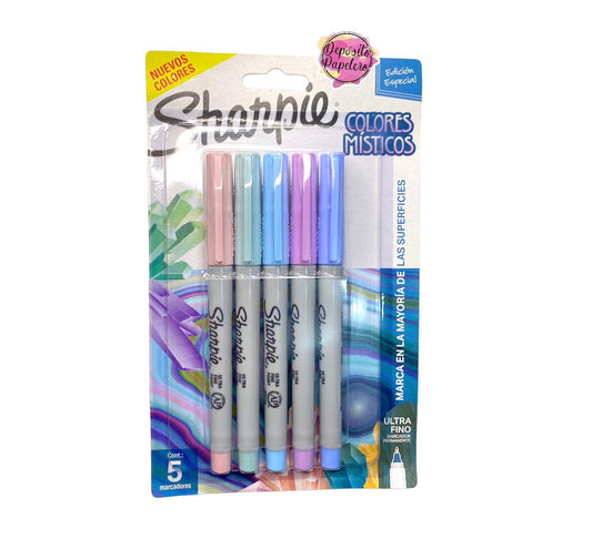 Marcadores Sharpie Colores Místicos U.F (5 pzas)