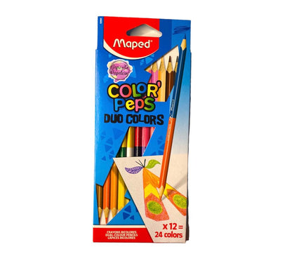 Lapices de Colores Maped Color'Peps 2 en 1 (24 pza)