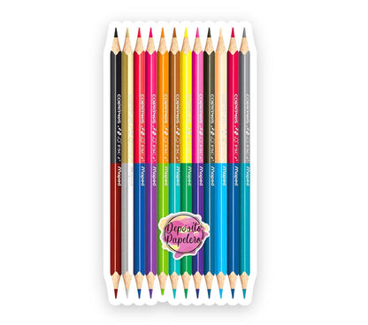 Lapices de Colores Maped Color'Peps 2 en 1 (24 pza)