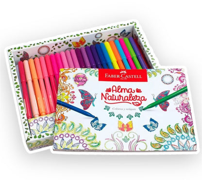 Faber Castell Set de Mandalas con 72 Plumones