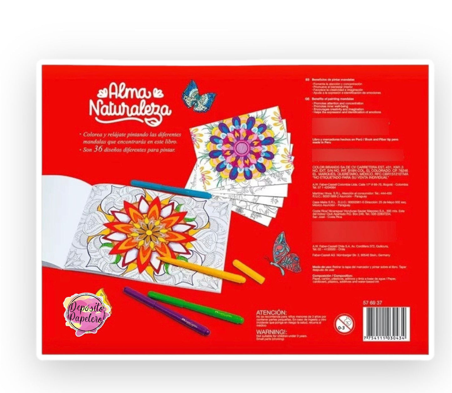 Faber Castell Set de Mandalas con 72 Plumones