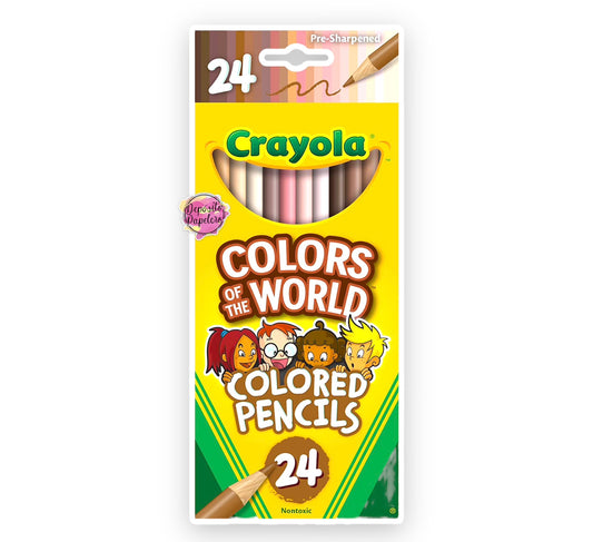 Crayola Lápices de Colores del Mundo (24 pzas)