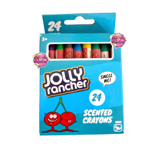 Crayolas Jolly Rancher con Aroma (24 pzas)