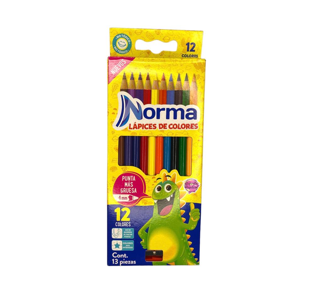 Lápices de Colores Norma (12 pzas)