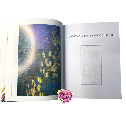 Libro de Monet para colorear