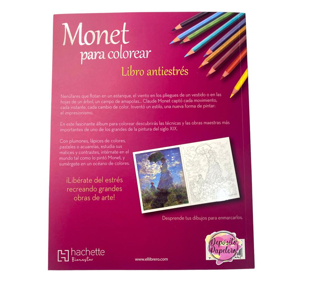 Libro de Monet para colorear