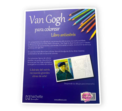 Libro de Van Gogh para colorear