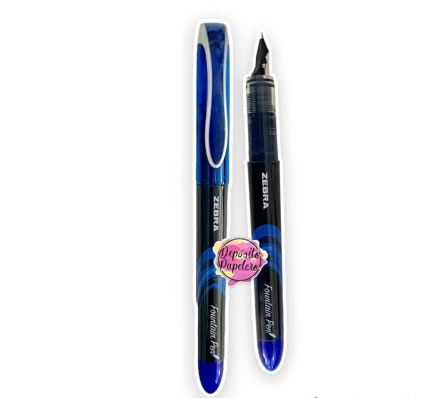 Zebra Rollerball Pluma Fuente Z Fountain Pen Azul (pza)