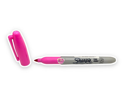 Sharpie Marcador Permanente Rosa Neón (pza)