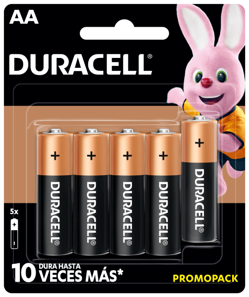 Pila AA Con 5 Piezas